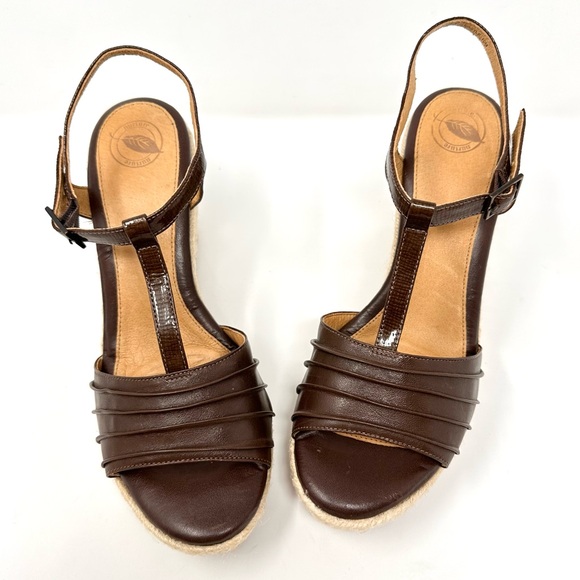 Nurture Castle Brown Wedge Shoes - Picture 7 of 15